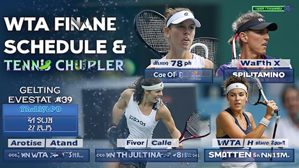 WTA Finals Schedule: Tennis Channel Coverage Details